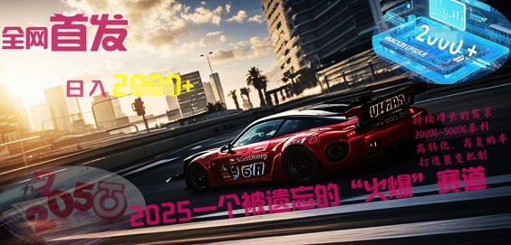 全网首发：2025一个被遗忘的“火爆”赛道轻松日入多张-神聪资源精品网-全网资源最全的网站每日分享